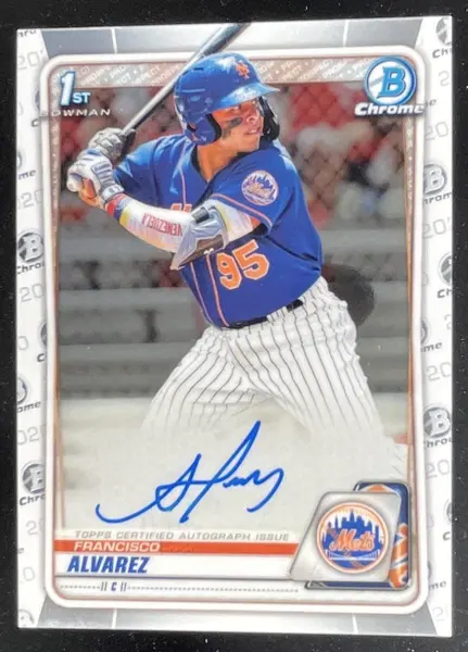 2020 Bowman Chrome Prospect Autographs #CPA-FA Francisco Alvarez RC Auto