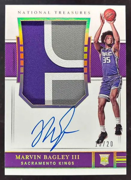 2018 National Treasures Rookie Patch Limited #137 Marvin Bagley