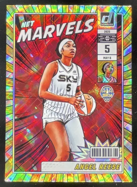 2025 Panini Donruss WNBA Net Marvels Diamond #20 Angel Reese