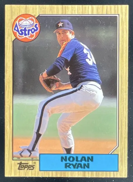 1987 Topps Tiffany #757 Nolan Ryan