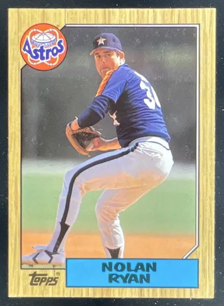 1987 Topps Tiffany #757 Nolan Ryan