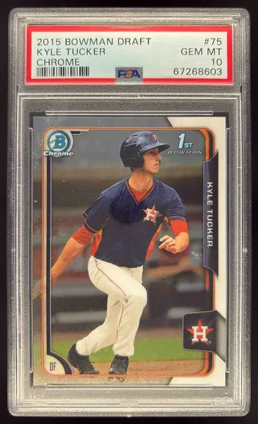 2015 Bowman Draft Chrome #75 Kyle Tucker RC PSA 10