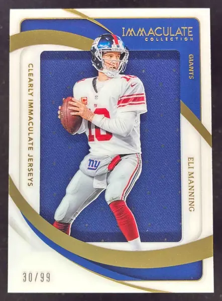 2024 Panini Immaculate Clearly Immaculate Jerseys #CIJ-EMG Eli