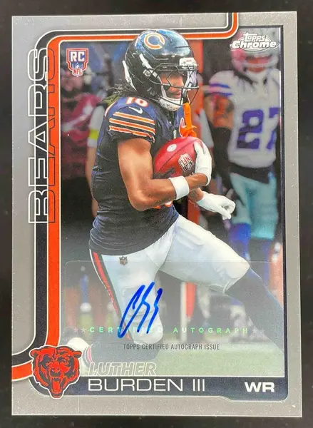 2025 Topps Chrome Rookie Autograph #RA-LB Luther Burden III RC Auto