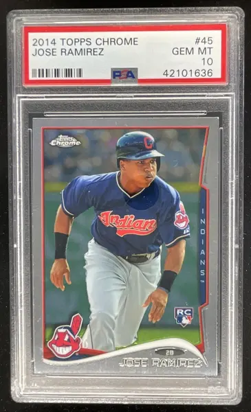 2014 Topps Chrome #45 Jose Ramirez RC PSA 10