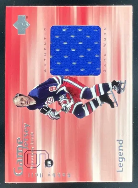 1998-99 Upper Deck Game Jerseys #GJ3 Bobby Hull MEM