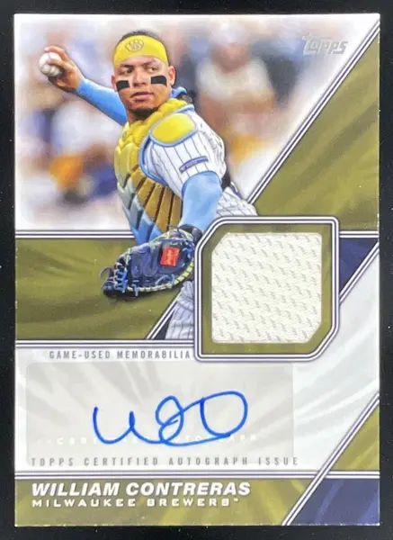 2026 Topps Major League Materials Autograph #MLMA-WC William Contreras Auto