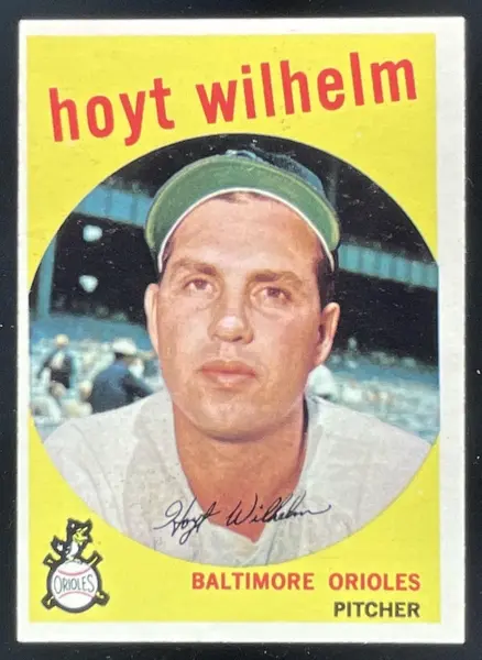 1959 Topps #349 Hoyt Wilhelm UER
