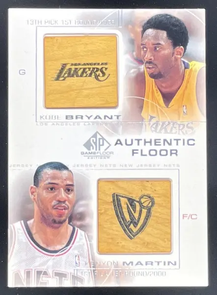 2000-01 SP Game Floor Authentic Floor Combos #C19 Kobe Bryant Kenyon Martin