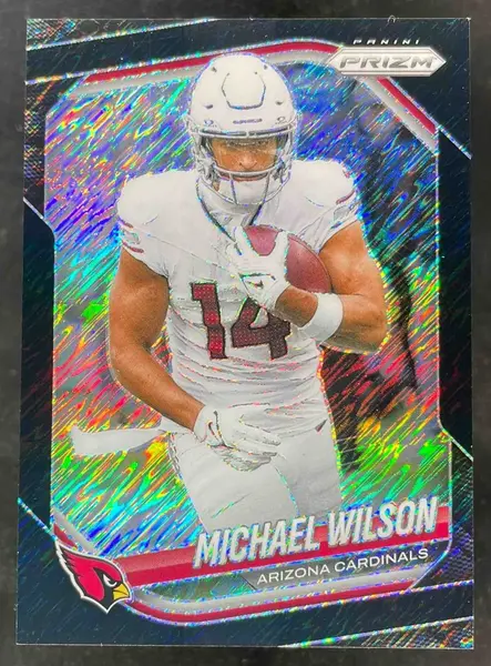 2025 Panini Prizm Black Shimmer Prizm #145 Michael Wilson 1/1