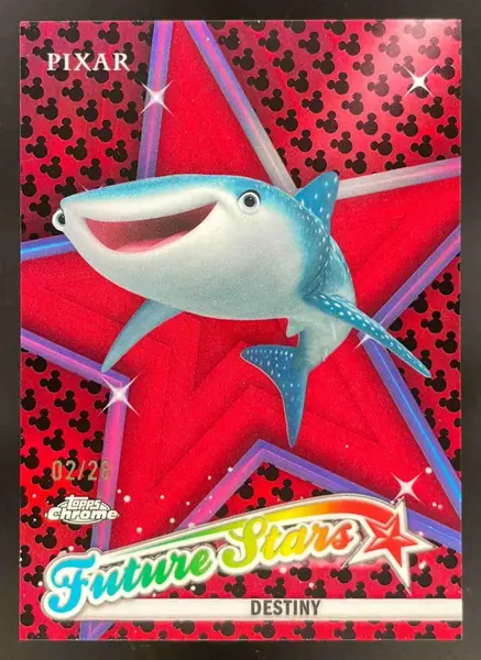 2025 Topps Chrome Disney Future Stars Orange Refractor #FS-5 Destiny /25
