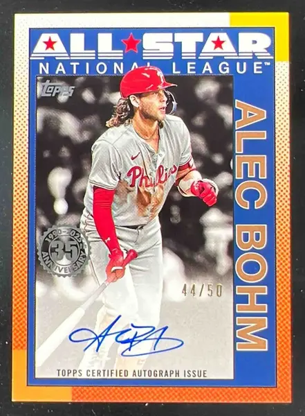2025 Topps Update 1990 Topps All-Star Autographs #90AS-AB Alec