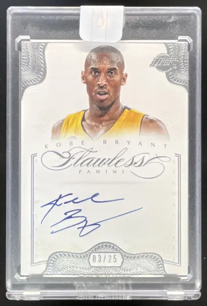 2012-13 Panini Flawless Signatures #24 Kobe Bryant Auto /25
