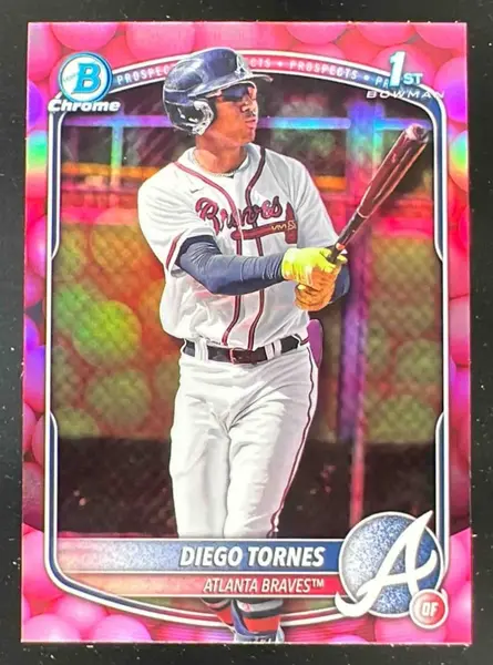 2025 Bowman Chrome Prospects Gum Ball Refractor #BCP-214 Diego Tornes RC