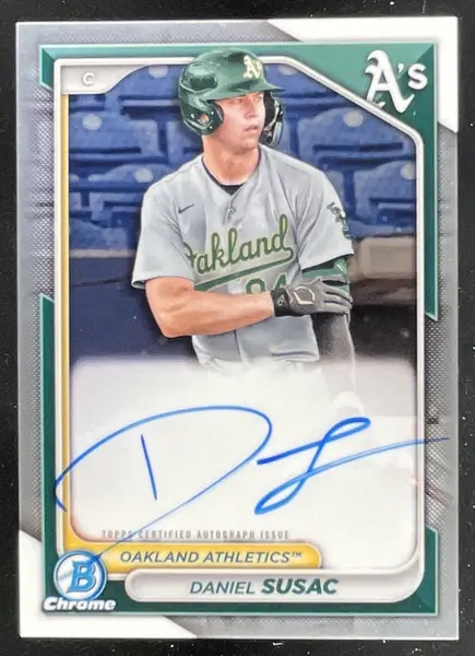 2024 Bowman Chrome Prospect Autographs #CPA-DS Daniel Susac Auto
