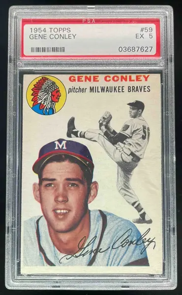 1954 Topps #59 Gene Conley PSA 5