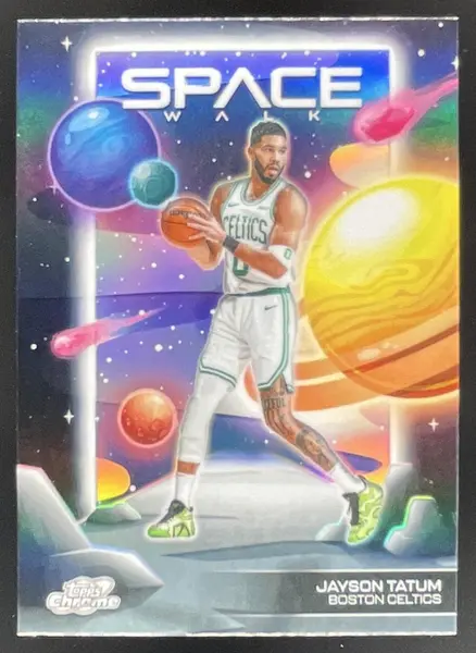 2025-26 Topps Cosmic Chrome Space Walk Refractor #SW-4 Jayson Tatum