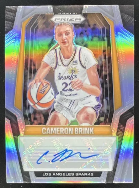 2025 Panini WNBA Prizm Signatures #SG-CB Cameron Brink Auto