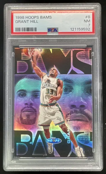 1998-99 Hoops Bams #8 B Grant Hill /250 PSA 7