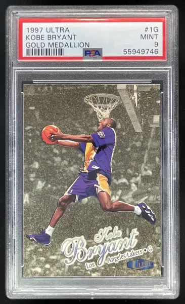 1997-98 Fleer Ultra Gold Medallion #1G Kobe Bryant PSA 9