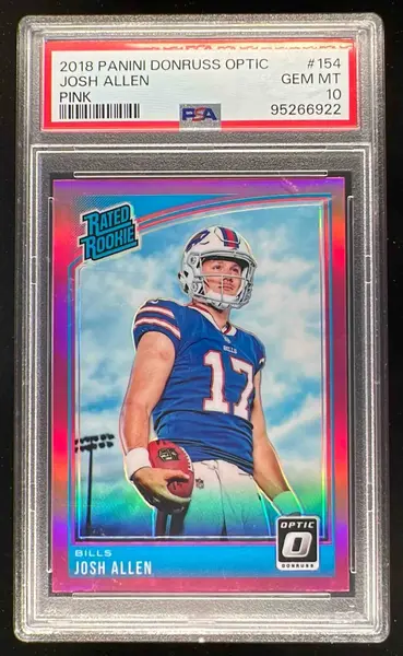 2018 Panini Donruss Optic Josh Allen Bronze 154