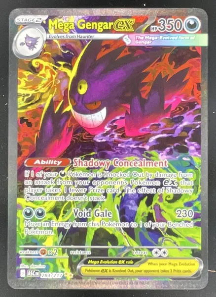 2026 Pokemon Ascended Heroes #284/217 Mega Gengar ex Special Illustration Rare