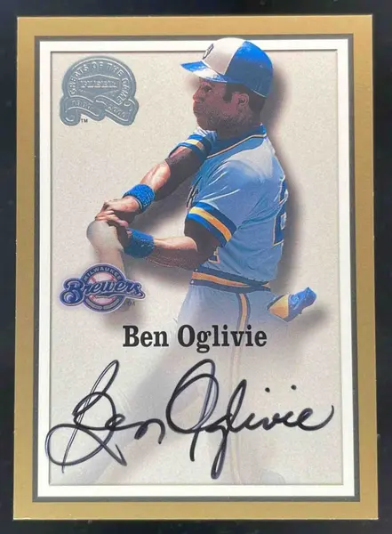 2000 Fleer Greats of the Game Autographs #NNO Ben Oglivie Auto