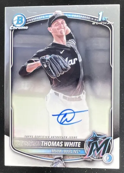 2025 Bowman Chrome Prospect Autographs #CPA-TW Thomas White RC Auto