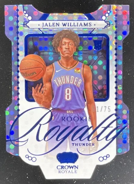 2022-23 Panini Crown Royale Rookie Royalty Blue #12 Jalen Williams RC /75