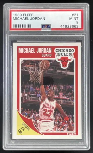 1989-90 Fleer #21 Michael Jordan PSA 9