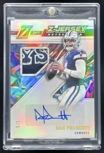 2022 Panini Zenith Z Jersey Autographs Gold #ZJA-DP Dak Prescott Auto /5