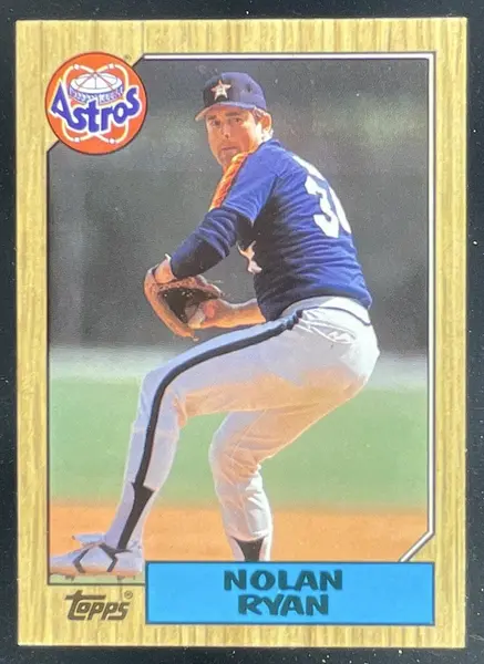 1987 Topps Tiffany #757 Nolan Ryan