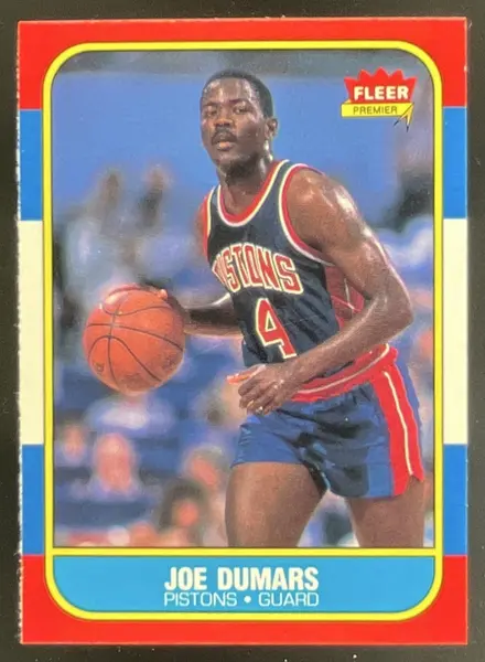 1986-87 Fleer #27 Joe Dumars RC