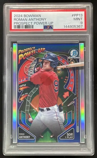 2024 Bowman Prospect Power Up #PP-13 Roman Anthony PSA 9