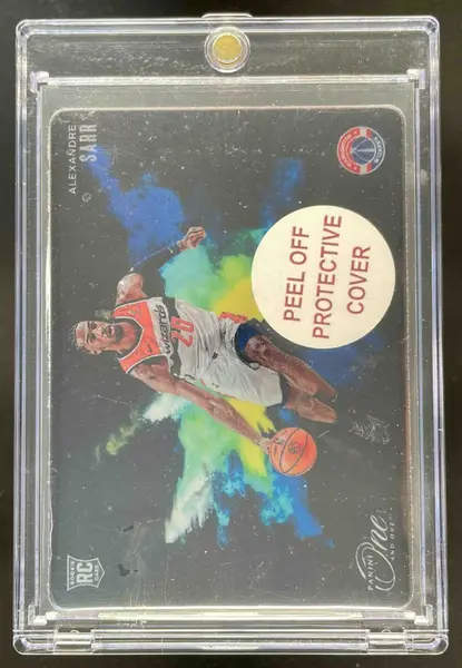 2024-25 Panini One and One Black Color Blast #2 Alexandre Sarr