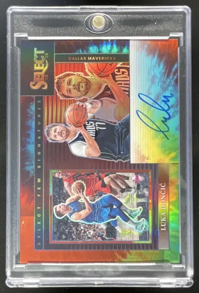 2024-25 Panini Select Few Signatures Tie-Dye Prizm #SF-LUK Luka Doncic Auto /25
