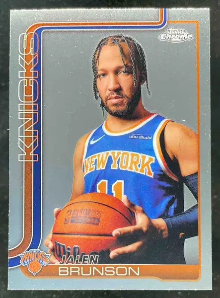 2025-26 Topps Chrome Image Variation #101 Jalen Brunson SSP