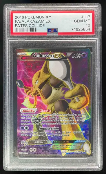 2016 Pokemon XY Fates Collide #117/124 Alakazam PSA 10