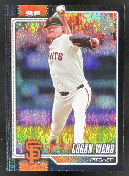 2026 Topps Black Holo Foil #69 Logan Webb /10