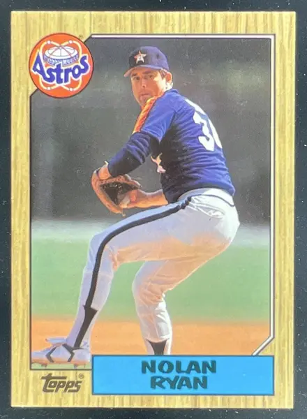 1987 Topps Tiffany #757 Nolan Ryan