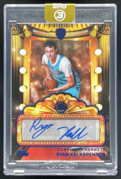 2025 Topps Three Basketball Blue Ryan Kalkbrenner #NF-RK