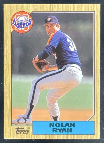 1987 Topps Tiffany #757 Nolan Ryan