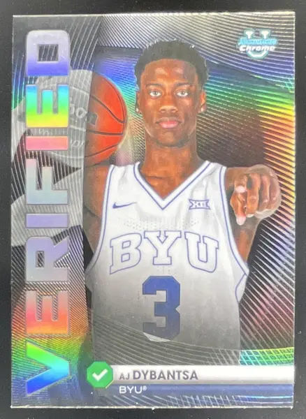 2025-26 Bowman Chrome Verified Refractor #BV-1 AJ Dybantsa