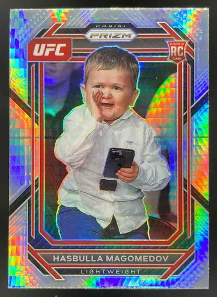 2023 Panini Prizm UFC Hyper Prizms #200 Hasbulla Magomedov