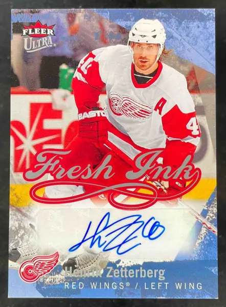 Henrik Zetterberg #FI-HZ 2007-08 Ultra Hockey Fresh Ink