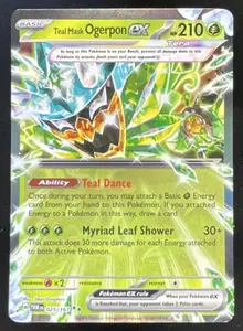 2024 Pokemon Twilight Masquerade #025/167 Teal Mask Ogerpon ex