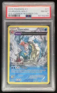2015 Pokemon XY Ancient Origins Promos #21/98 Gyarados Holo PSA 8
