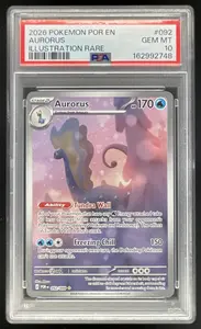 2026 Pokemon Perfect Order Illustration Rare #092/088 Aurorus PSA 10