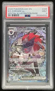 2026 Pokemon Ascended Heroes #286/217 N's Zoroark ex Special Illustration PSA 9