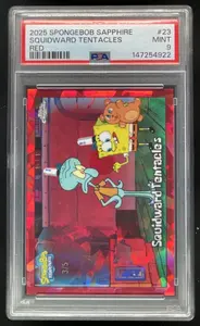 2025 Topps Chrome SpongeBob Squidward's Gallery Superfractor Nolan